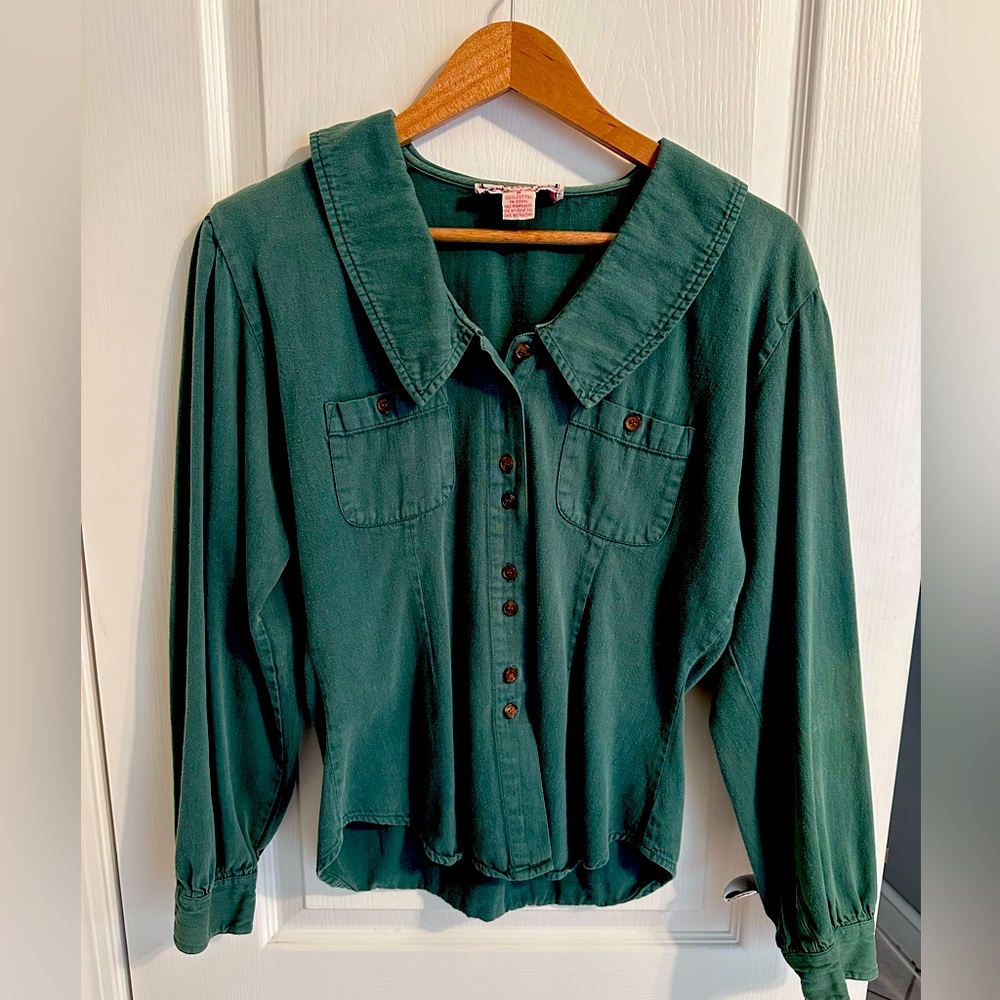American vintage Button Down Collared jacket Women's M